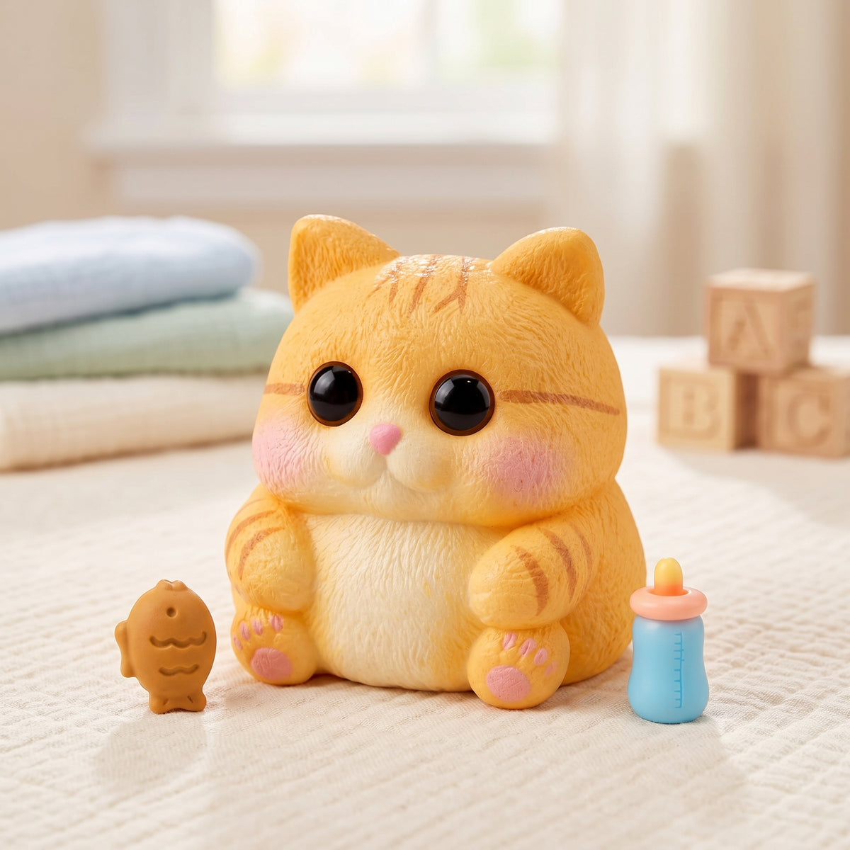 Cat Squishy Toys, Soft TPR Sensory Fidget Squeeze Toy