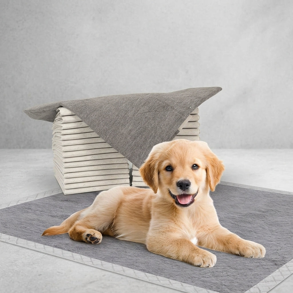 23x23 charcoal puppy pads 100 count pack for dog potty training