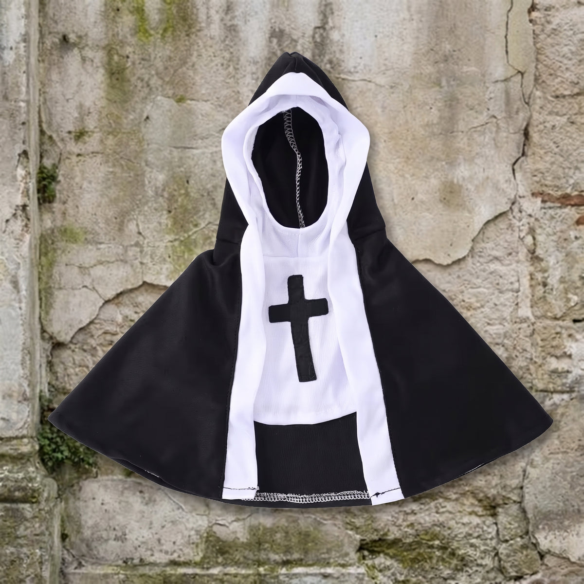 Black Halloween costume for cats and small dogs