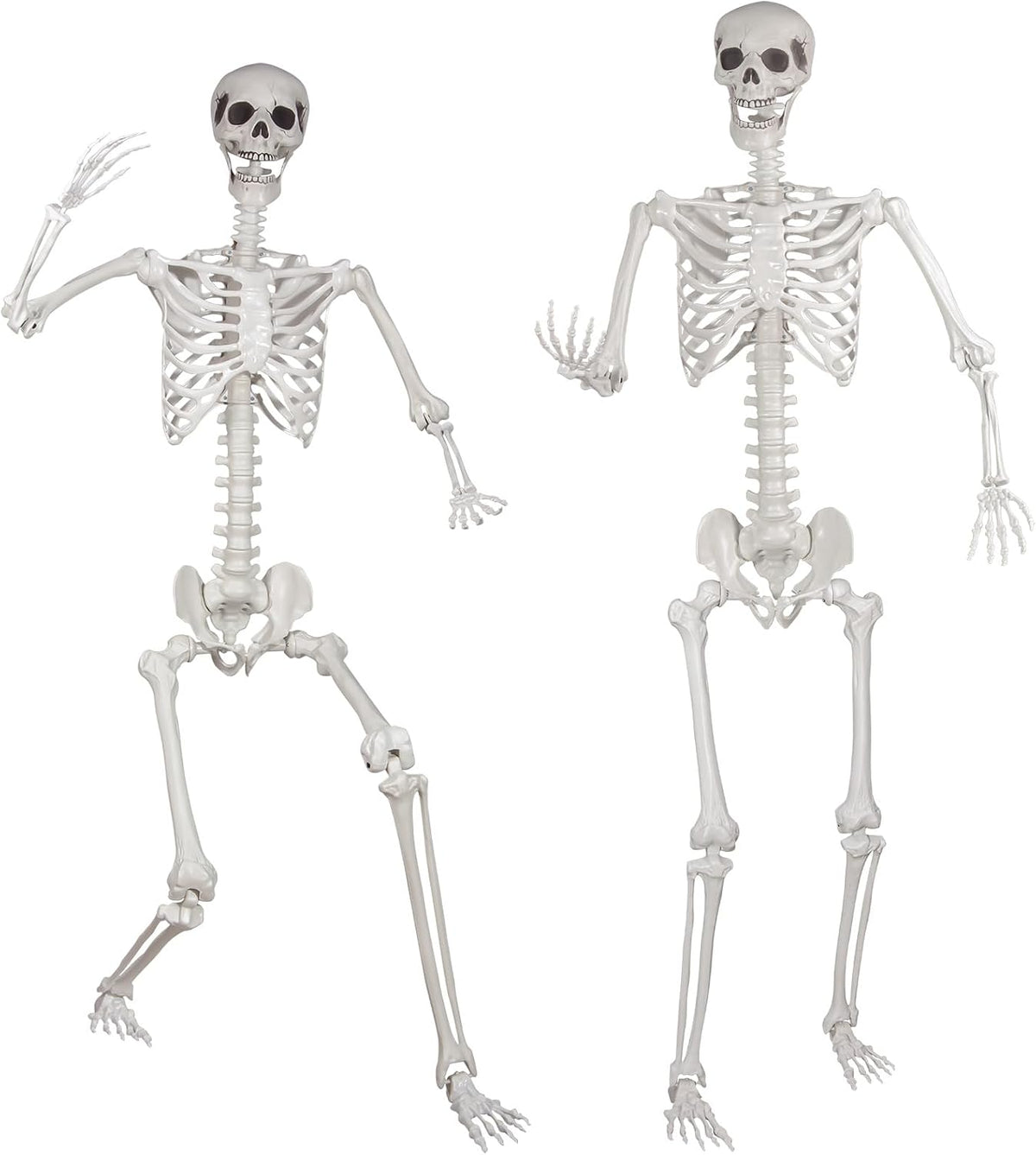 Posable human skeleton Halloween party decoration