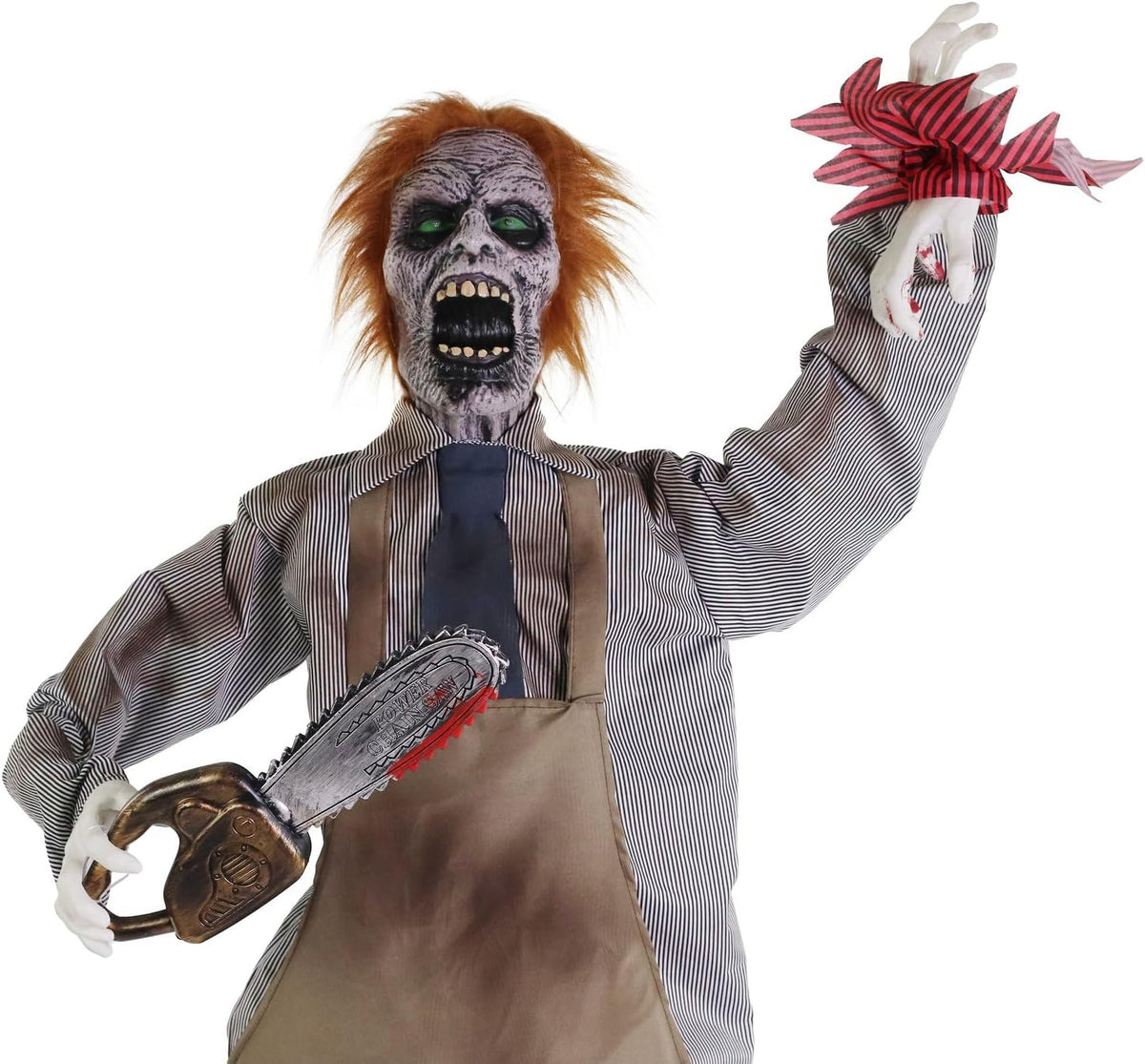 67 Inch Halloween Zombie Prop with Light Up Eyes
