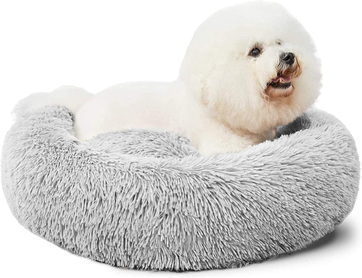 Calming Donut Cuddler Dog Bed – Medium & Large, 30"