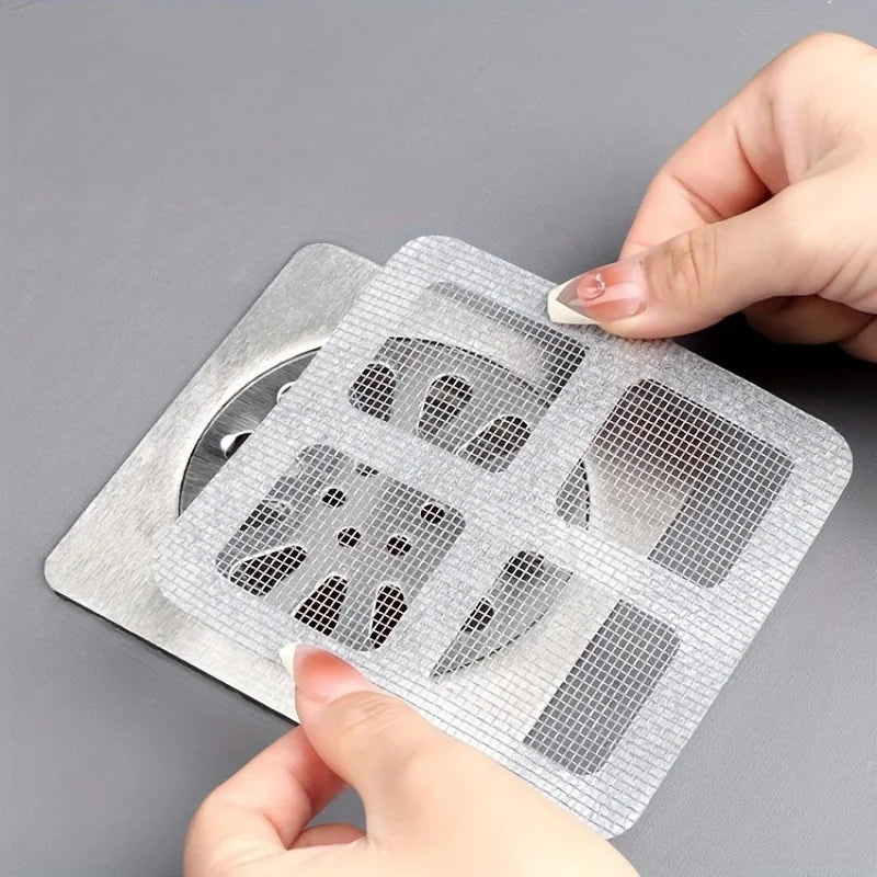 Mesh drain cover sticker
