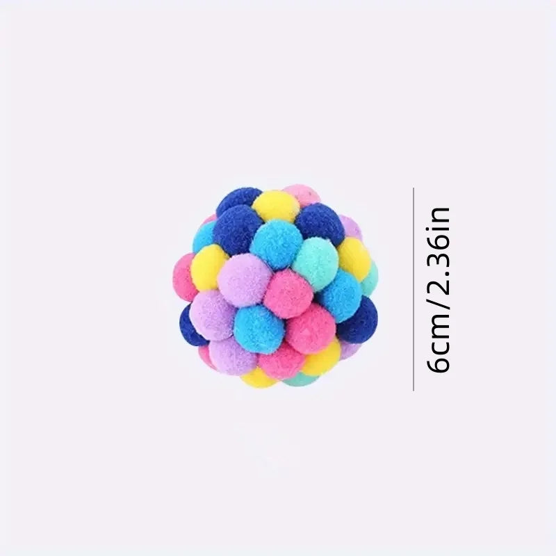 Cat ball toy set keeps pets busy