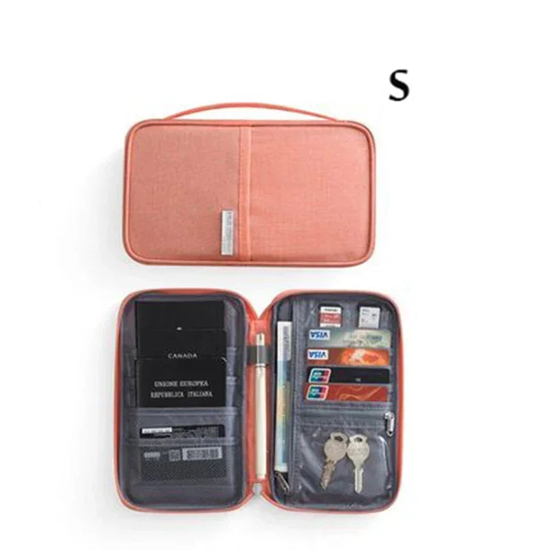 Waterproof family passport holder and travel document organizer - image 12