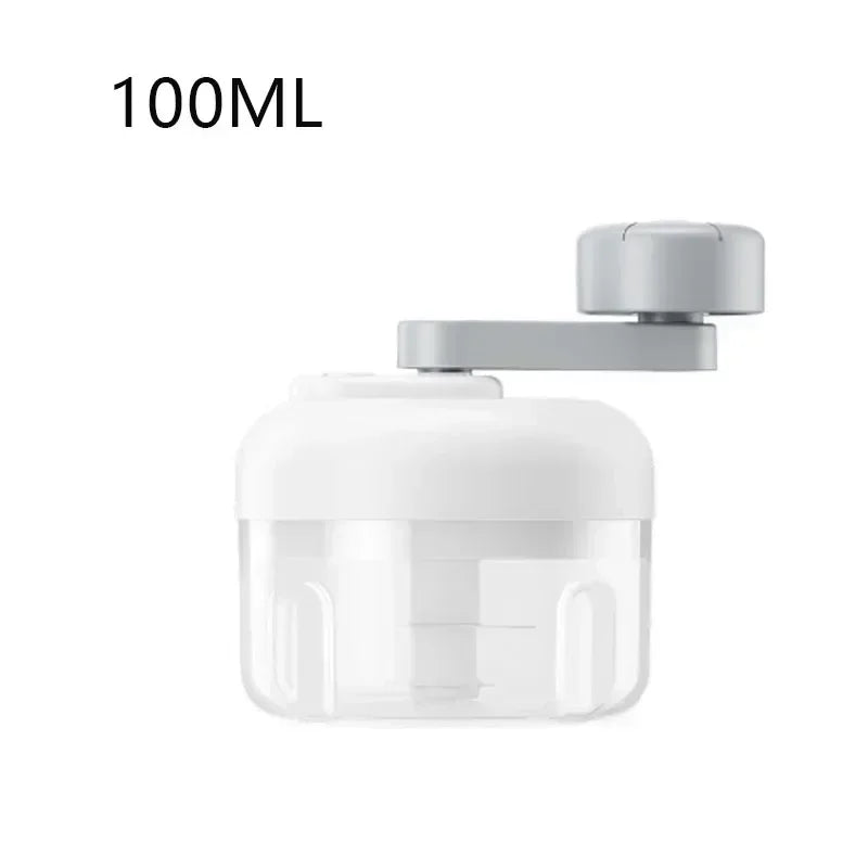100ml and 250ml hand-crank chopper sizes