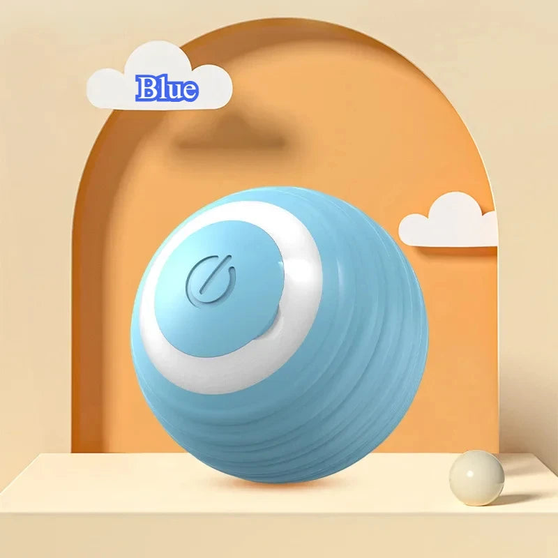 Smart rolling ball cat toy top view