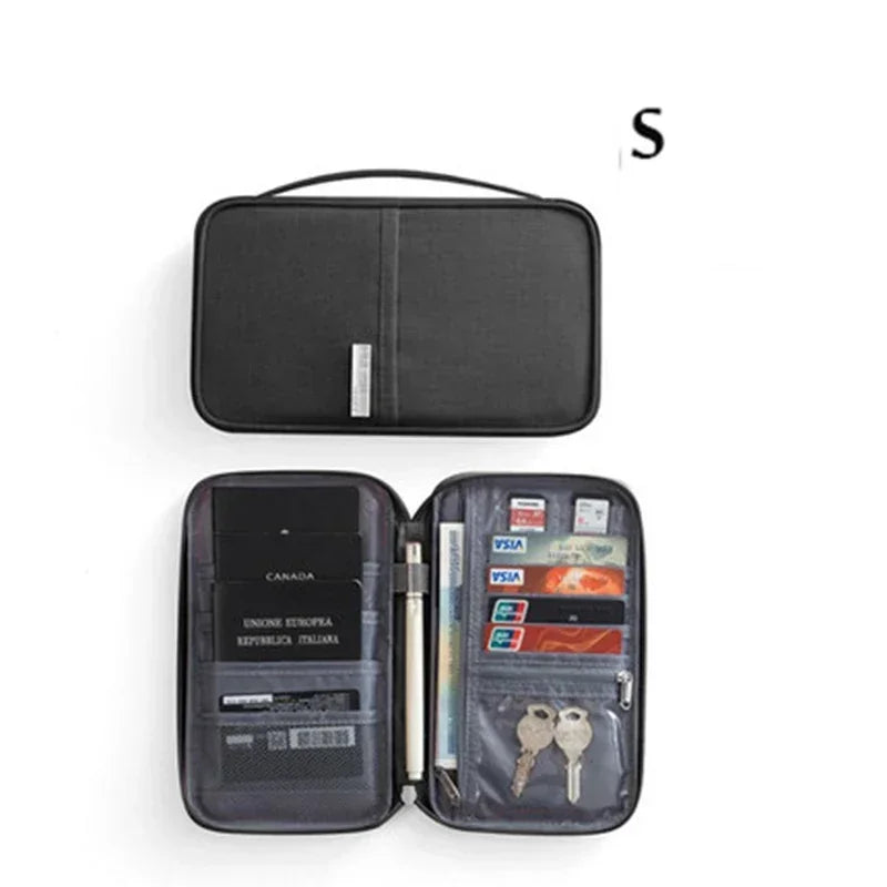 Waterproof family passport holder and travel document organizer - image 11