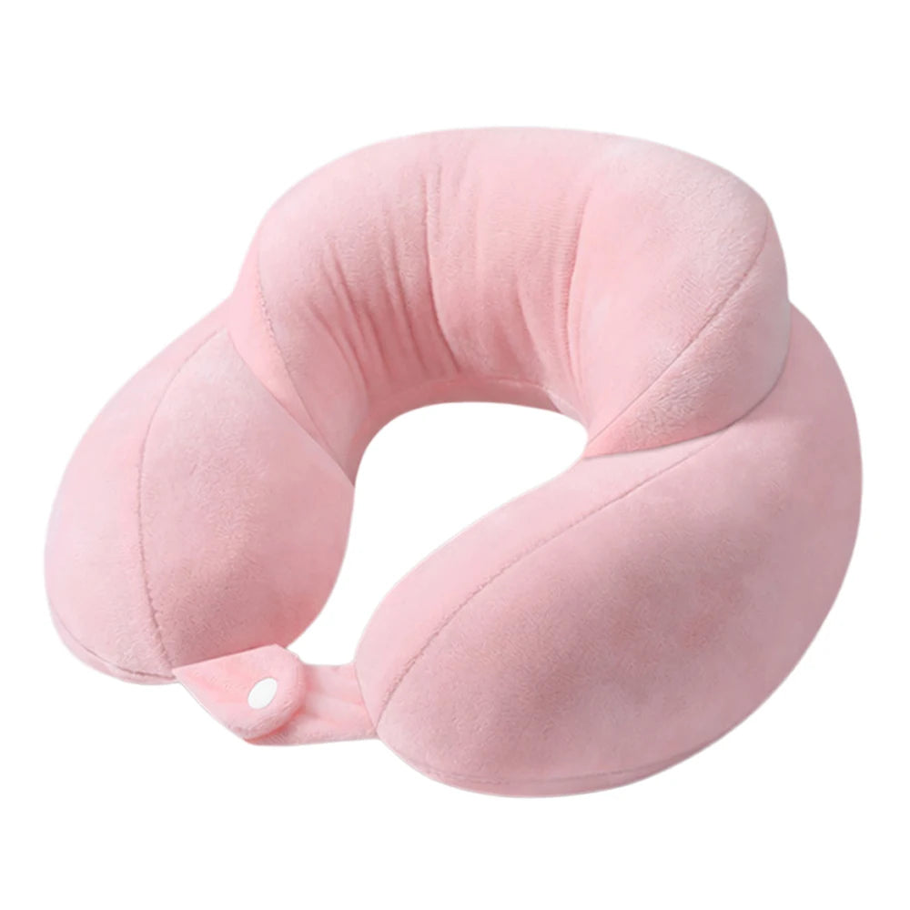 Ergonomic neck pillow side view