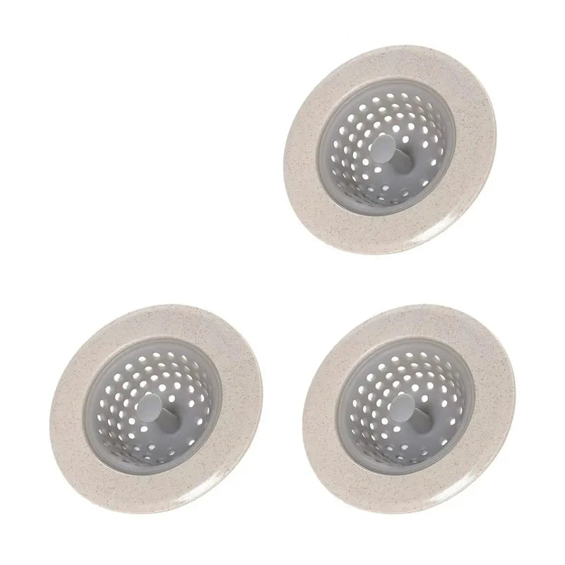 Silicone sink filter for floor drains