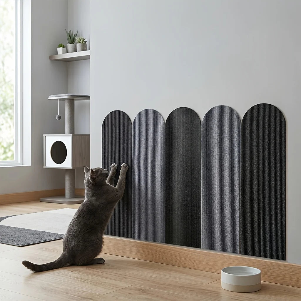 Trimmable cat scratch furniture protector