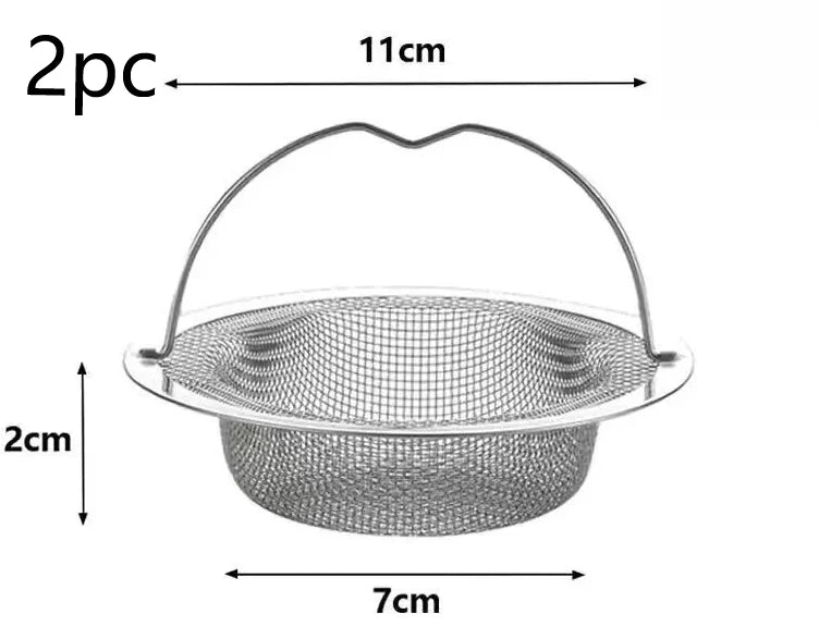 Easy-clean stainless steel sink filter
