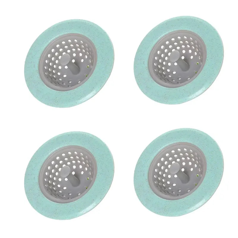 Flexible silicone drain strainer