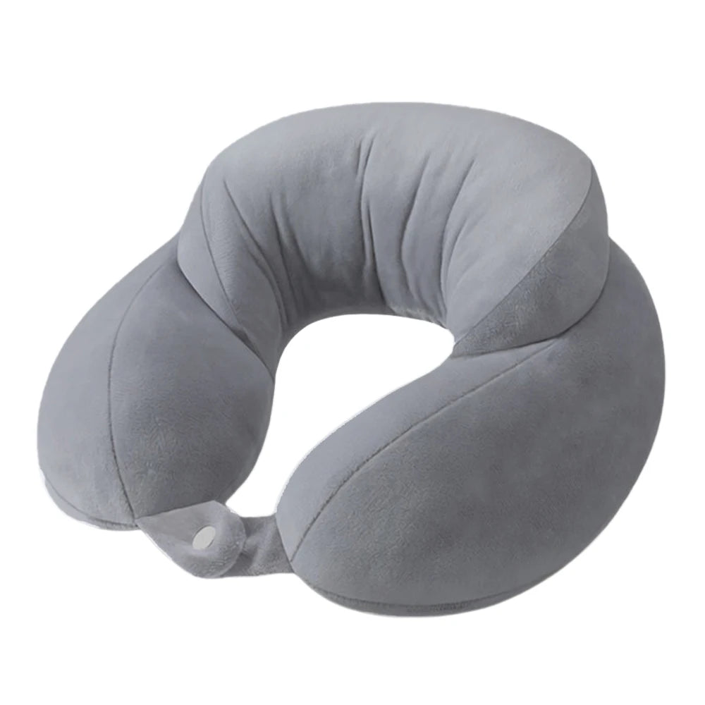 Navy U-shaped travel pillow