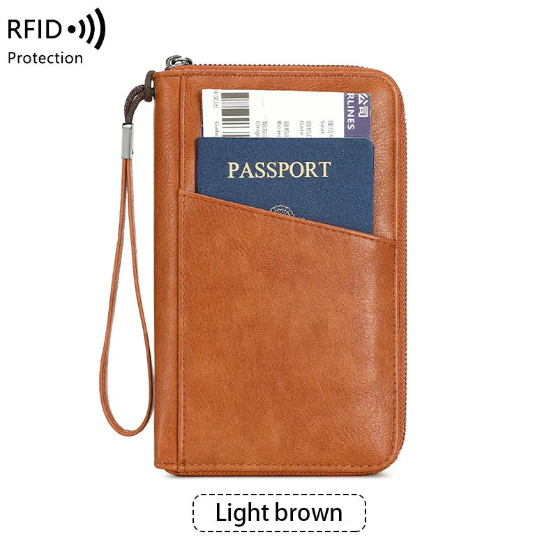 RFID blocking passport wallet in vegan leather - image 13