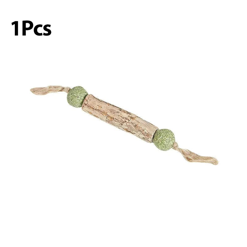 Natural catnip chew stick interactive play