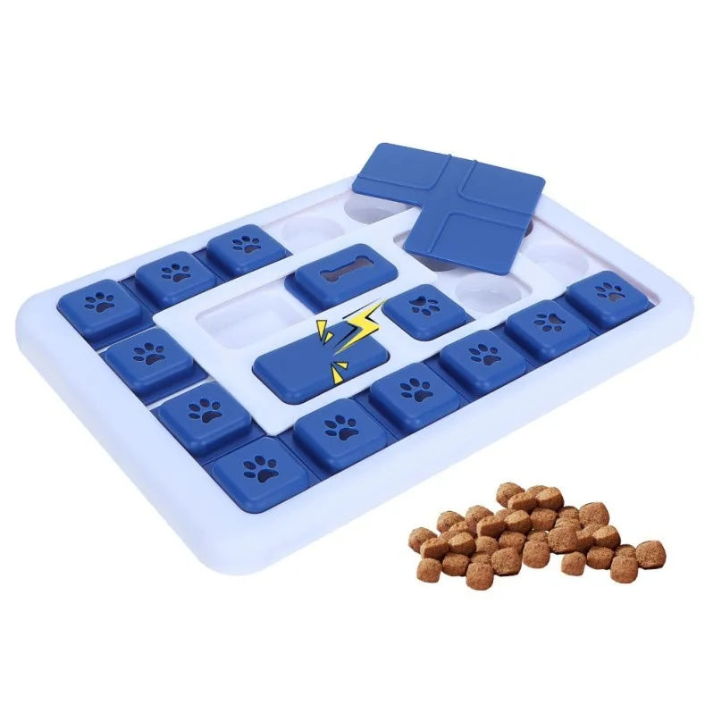 Dog puzzle toy slow feeder keeps pets busy