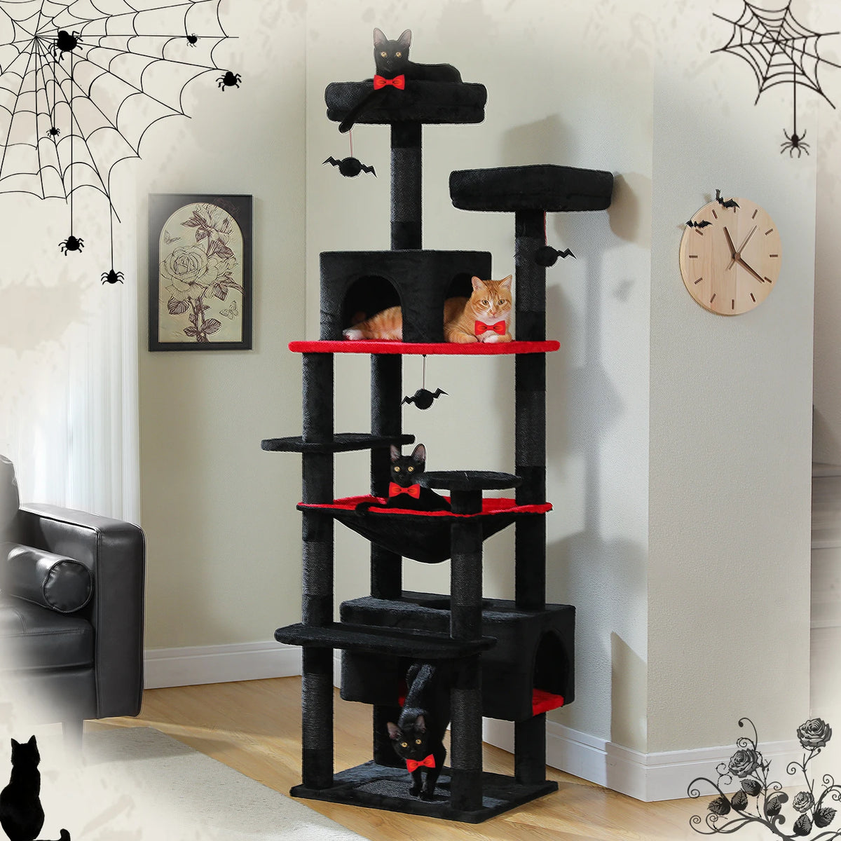Large cat tree for Maine Coon and indoor cats