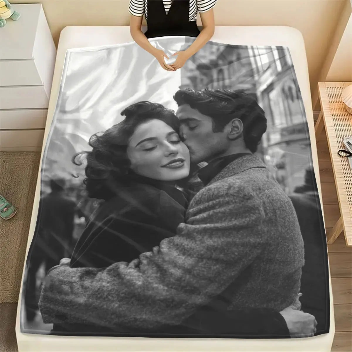 Custom photo flannel blanket - image 4