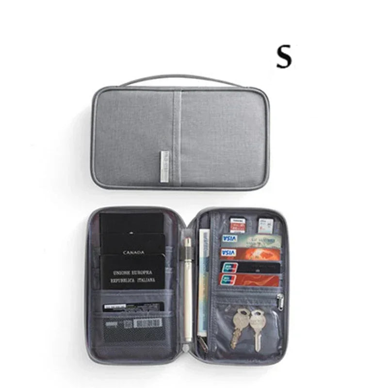 Waterproof family passport holder and travel document organizer - image 7