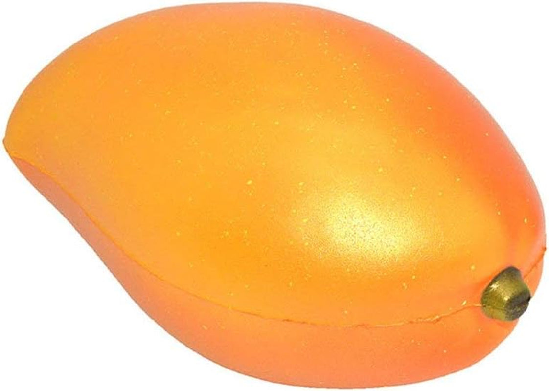 Jumbo slow-rising mango squishy fidget toy for kids, teens, and adults