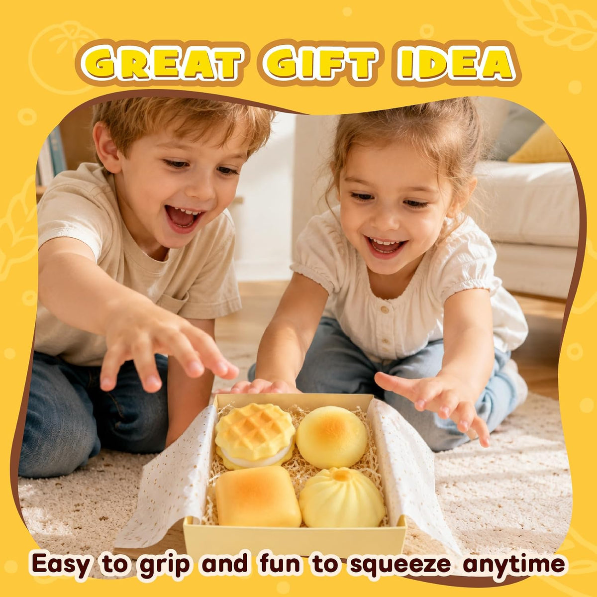 Slow Rising Butter Squishy Toy Set