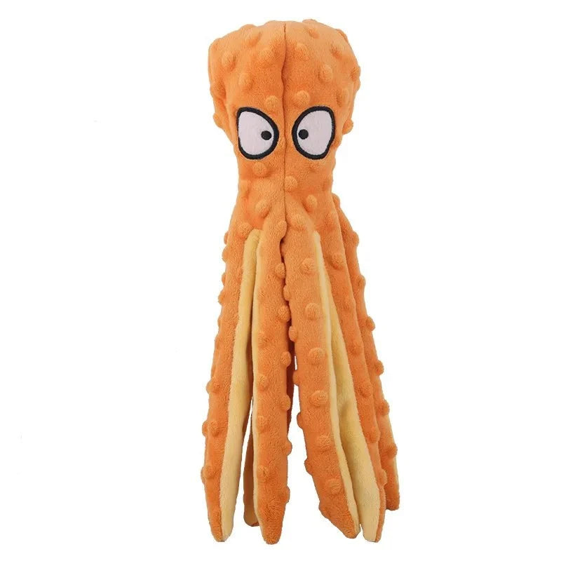CasyNest plush dog chew toy with built-in squeaker