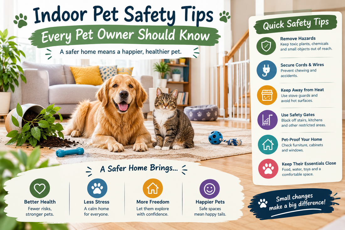 Indoor Pet Safety Tips Every Pet Owner Should Know