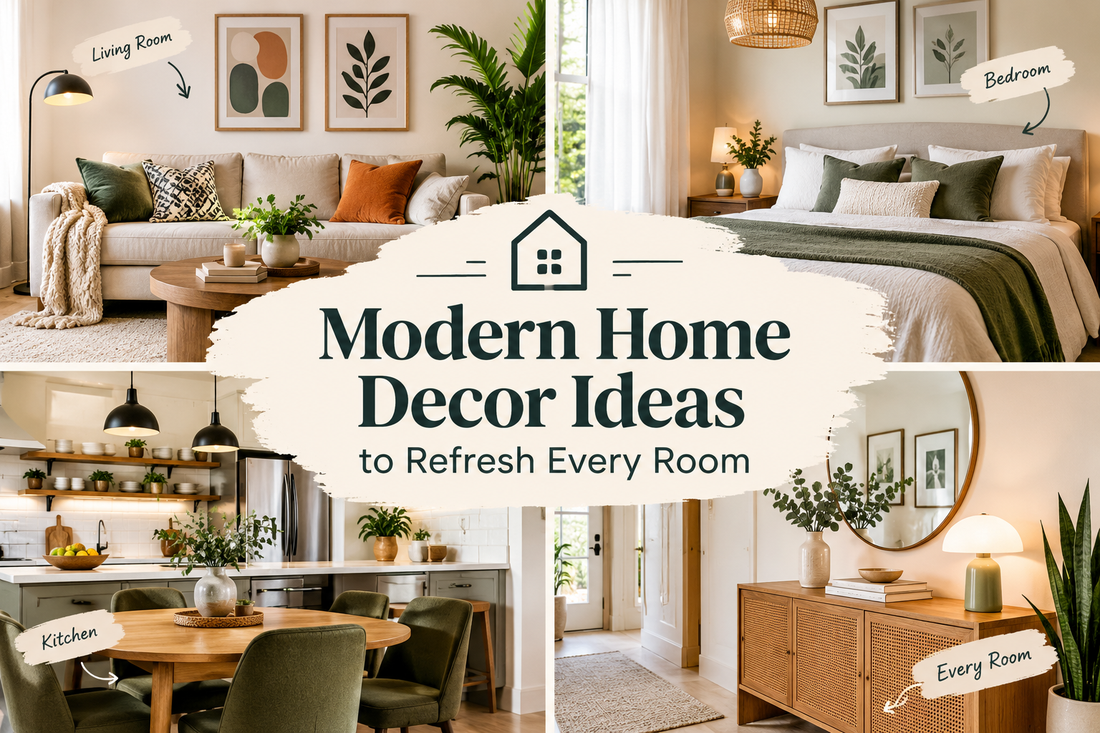 Modern Home Decor Ideas to Refresh Every Room