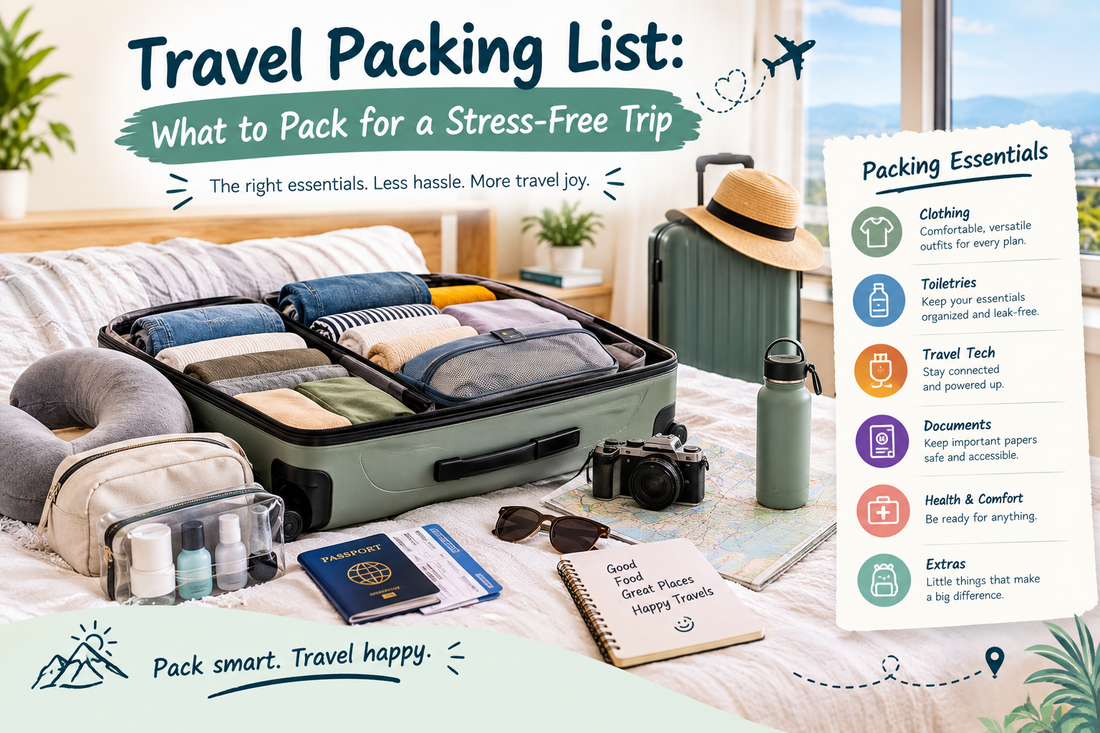 Travel Packing List: What to Pack for a Stress-Free Trip