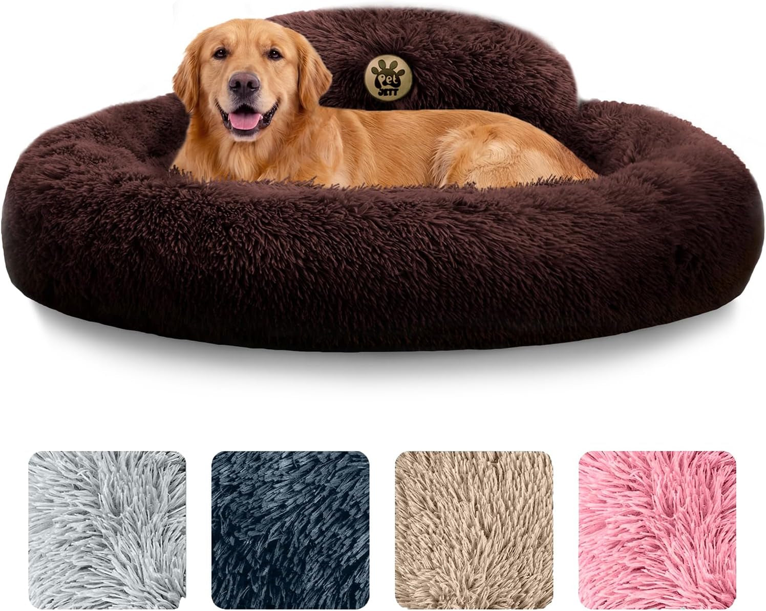 Calming Dog Bed for Small to Large Dogs Soft Donut Bed