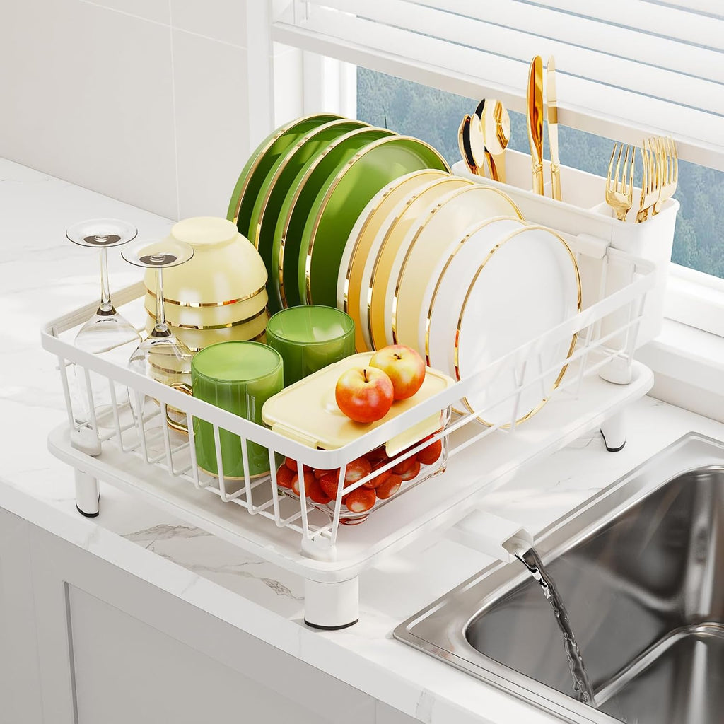 Stainless Steel Dish Drying Rack with Drip Tray