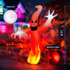8 FT blow-up ghost Halloween decoration for outdoor lawn garden and yard display