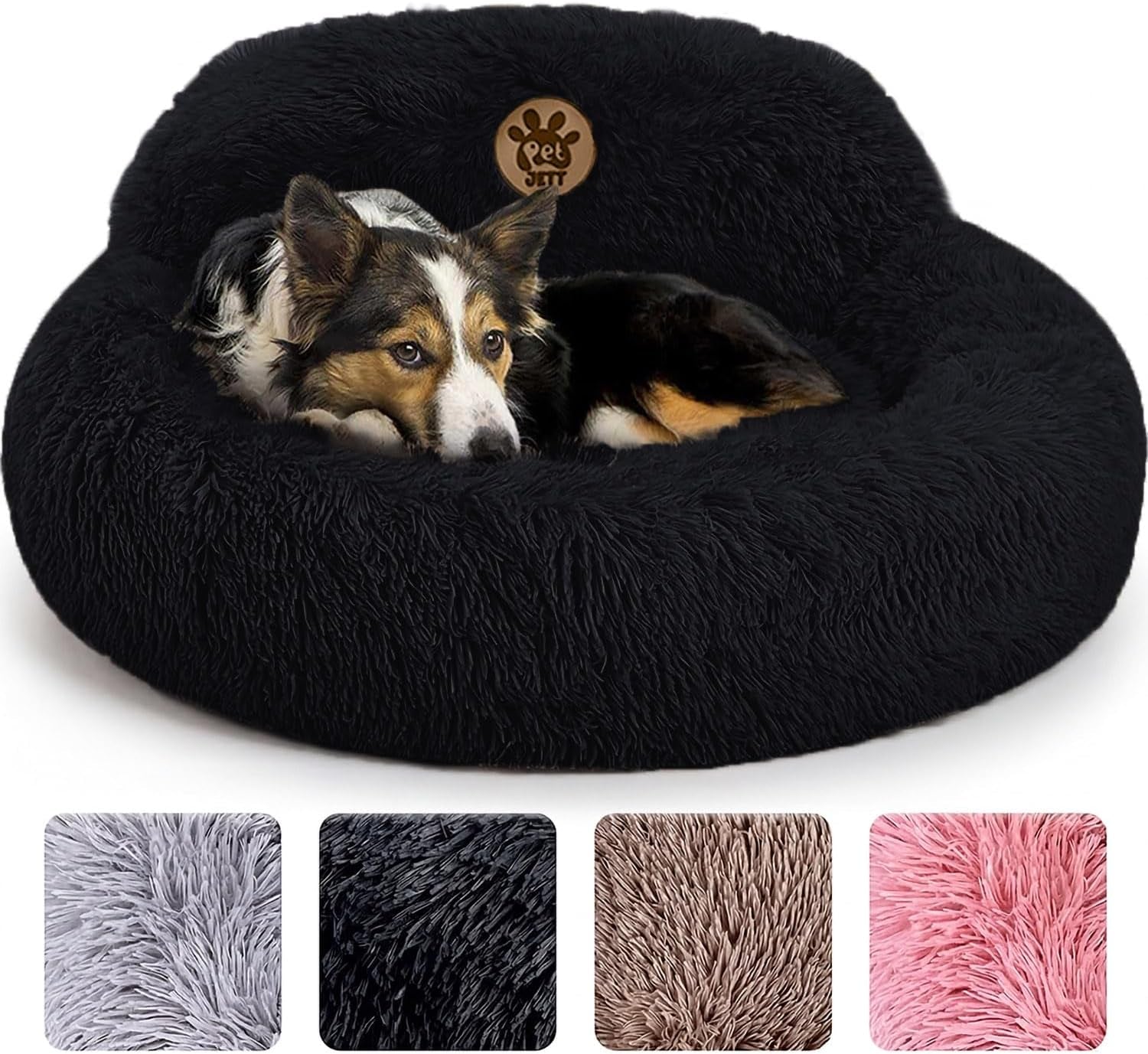 Calming Dog Bed for Small to Large Dogs Soft Donut Bed