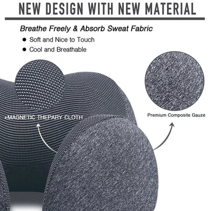 Memory Foam Travel Neck Pillow – U-Shaped Support with 3D Contoured Eye Mask, Earplugs & Travel Bag