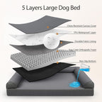 XL Orthopedic Dog Bed 42in Waterproof Washable Foam Bed