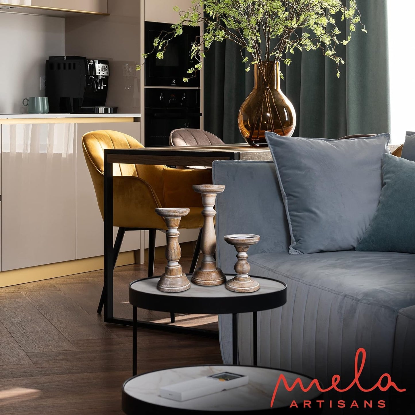 2-Pack Large Waterproof Flameless LED Pillar Candles, 4"x8", Battery Operated with Remote & Timer, Flickering Electric Candles for Outdoor & Indoor Decor