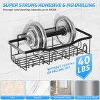 No Drill Shower Caddy 5 Pack