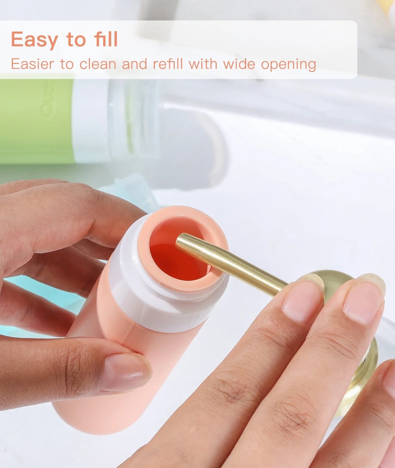 4-Pack Travel Bottles for Toiletries – Leak-Proof 3oz BPA-Free Silicone Shampoo, Conditioner & Lotion Bottles, TSA Approved