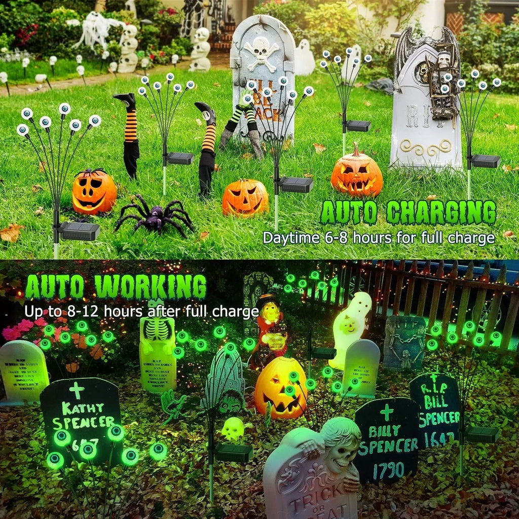 Spooky Solar Halloween Lights for Lawn and Walkway