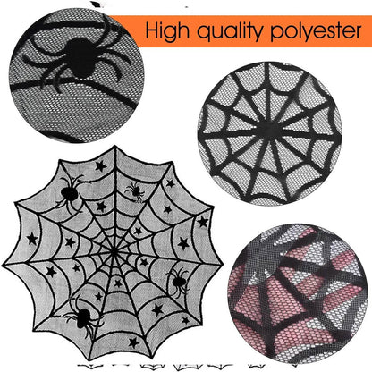36-Piece Halloween Decoration Set with Bat Wall Decor