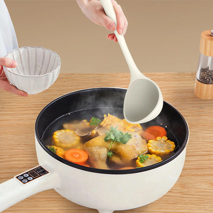 Silicone Kitchen Utensil Set, 600°F Heat Resistant Tools for Nonstick Cookware – Spatula, Spoon, Whisk, Tongs, Dishwasher Safe, BPA-Free (Cream White)