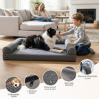 XL Orthopedic Dog Bed 42in Waterproof Washable Foam Bed