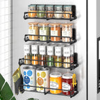 Magnetic Spice Rack Organizer 4 Pack