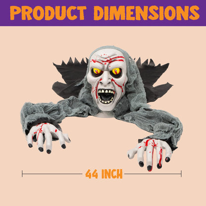 Scary Halloween zombie groundbreaker outdoor decoration
