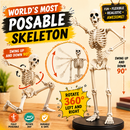 5 Piece Halloween Skeleton Decor for Haunted House