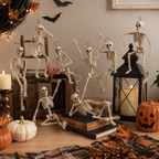 16 Inch Hanging Halloween Skeletons with Movable Joints