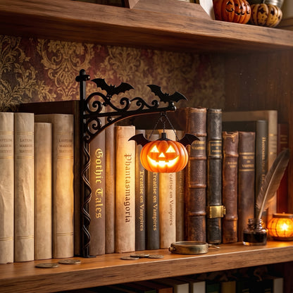 Halloween ghost bookshelf light for book lovers and reading room decoration