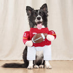 Adjustable dog basketball outfit for small and medium dogs