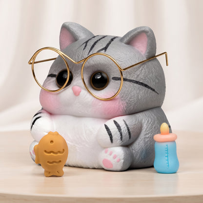 Cat Squishy Toys, Soft TPR Sensory Fidget Squeeze Toy
